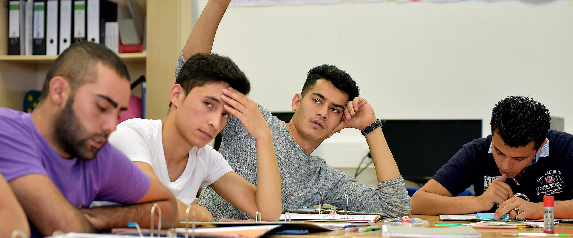 Schülerin der BS29 beim Lernen