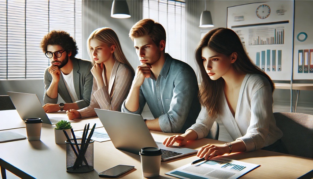 KI generiertes Bild von SchülerInnen der FOS