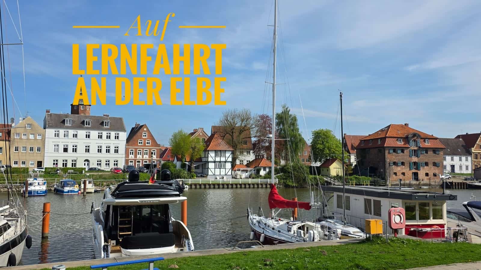 Foto der Elbe in Glückstadt